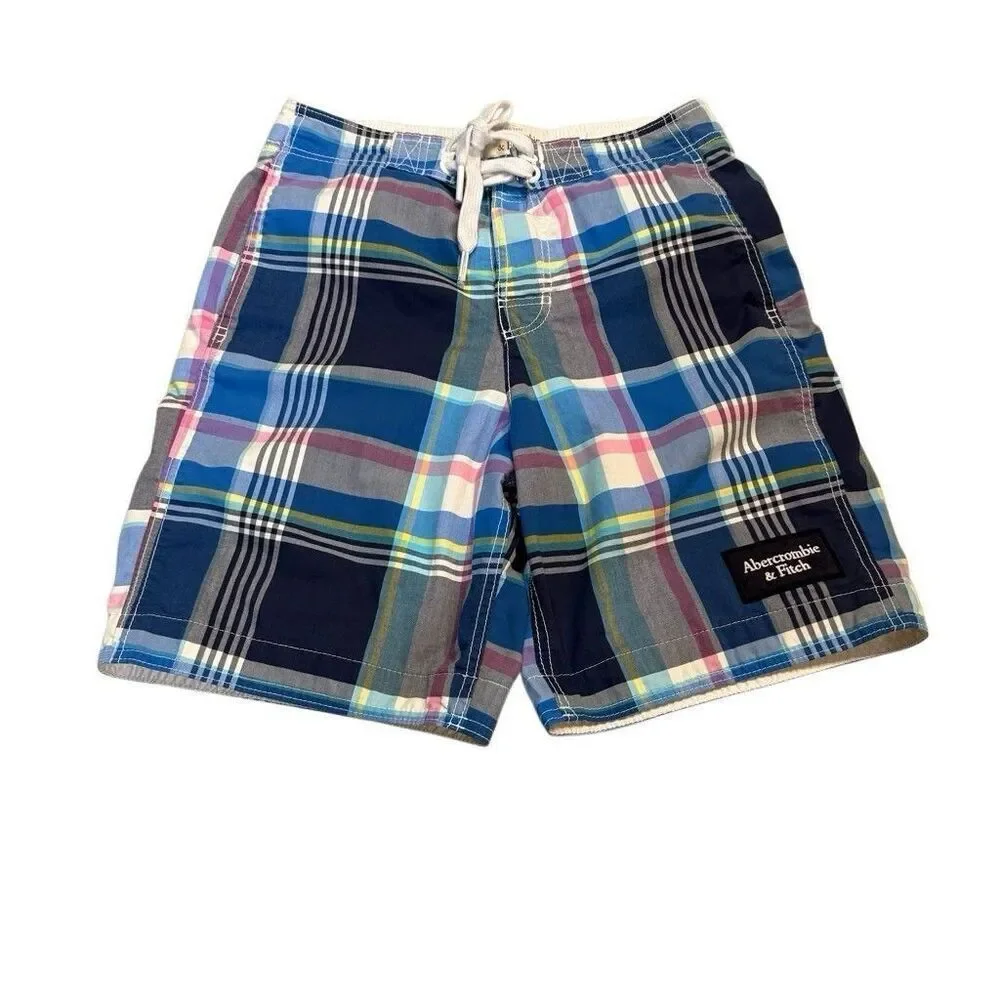 Abercrombie Fitch Swim Trunks Mens Small Board Shorts Lined Swimsuit Adult Y2K